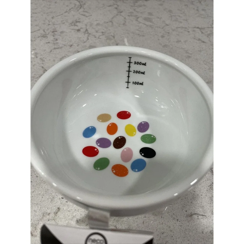 NECO ICHI Necoichi 5x3” Raised Cat Food Water Bowl JELLY BEANS Anti-skid NEW